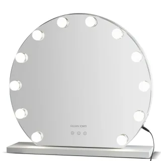 Gillian Jones 12 bulb Hollywood mirror with adjustable light