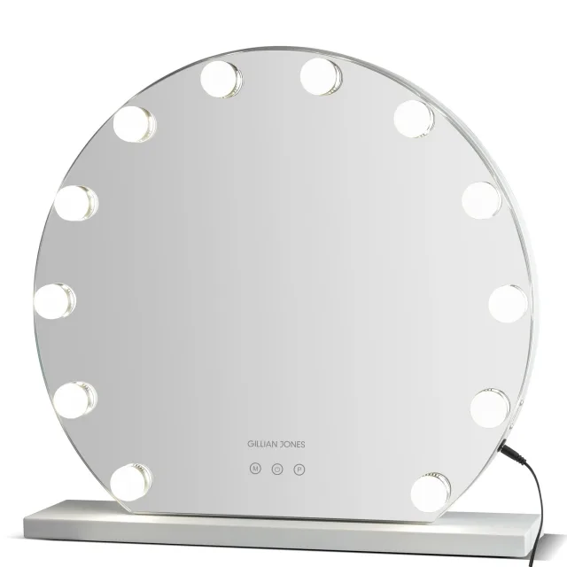 Gillian Jones 12 bulb Hollywood mirror with adjustable light