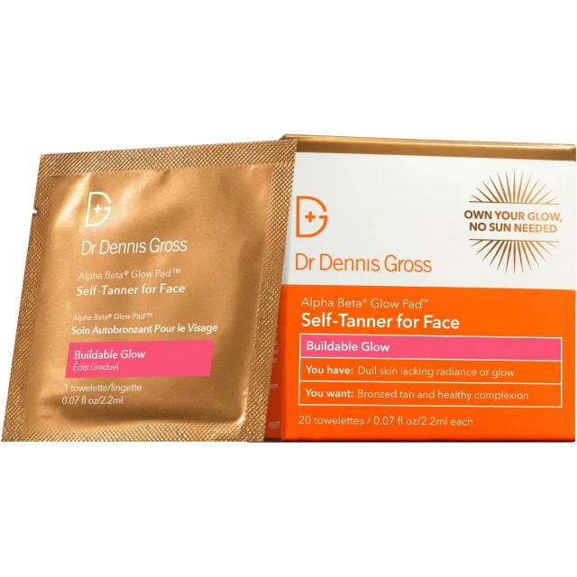 Dr Dennis Gross Alpha Beta® Glow Pad Self-Tanner for Face