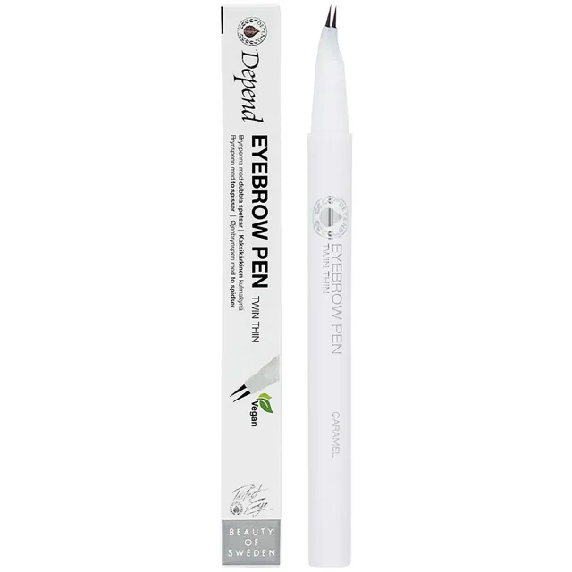 Depend Perfect Eye Eyebrowpen. twin thin Caramel