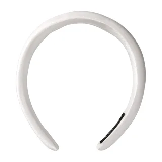 By Lyko Satin Padded Diadem White