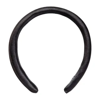 By Lyko Satin Padded Diadem Black