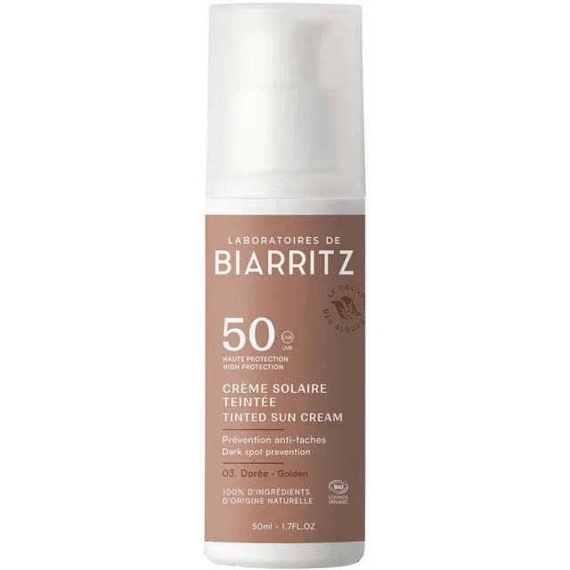 Laboratoires de Biarritz DERMO Suncare Tinted Face Sunscreen SPF50 Golden