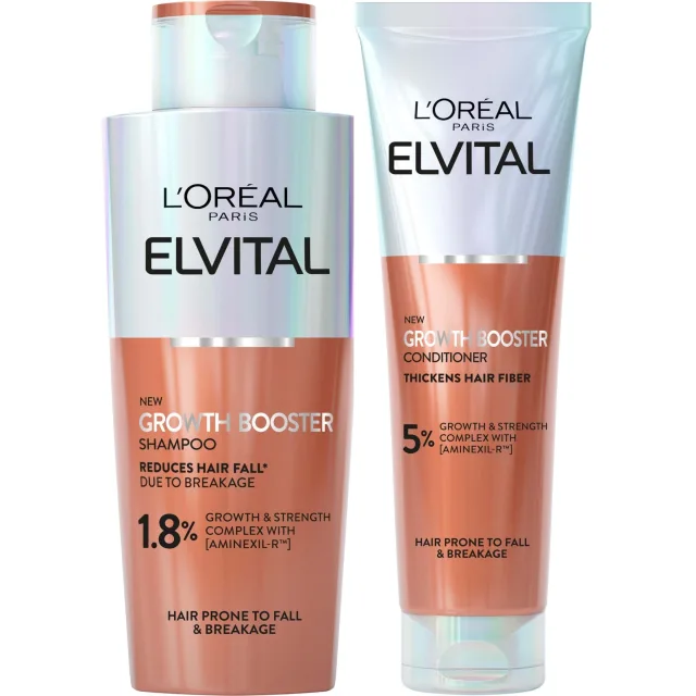 L'Oréal Paris Elvital Growth Booster Bundle Shampoo & Conditioner