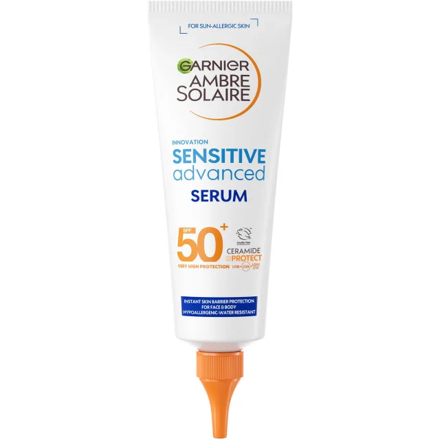 Garnier Ambre Solaire Sensitive Advanced Body Serum SPF50+ for Sensitive Skin