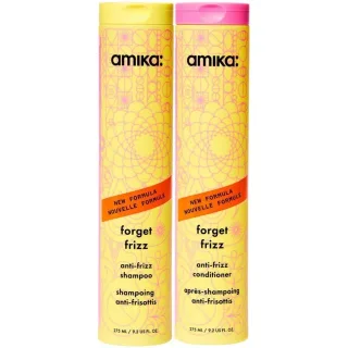 Amika Forget Frizz Anti-Frizz Bundle Shampoo & Conditioner