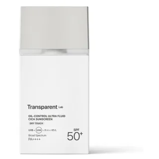 Niche Beauty Lab Transparent Lab Oil-Control Ultra Fluid Cica Sunscreen