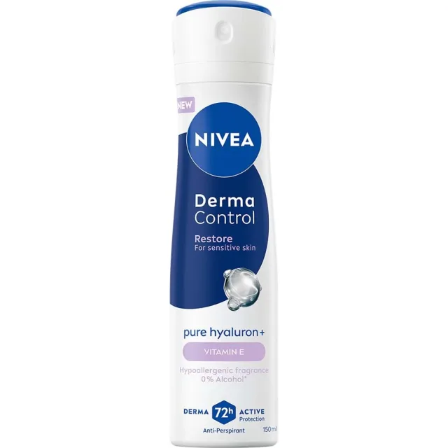 Nivea Derma Control Antiperspirant Deo Spray Restore Sensitive