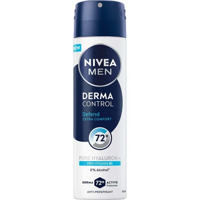Nivea MEN Derma Control Antiperspirant Deo Spray Defend