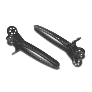Waterclouds Black Brush Metallic Styling Clips