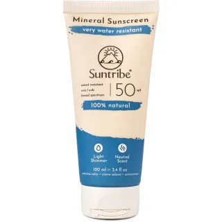 Suntribe Active Natural Mineral Sunscreen SPF 50