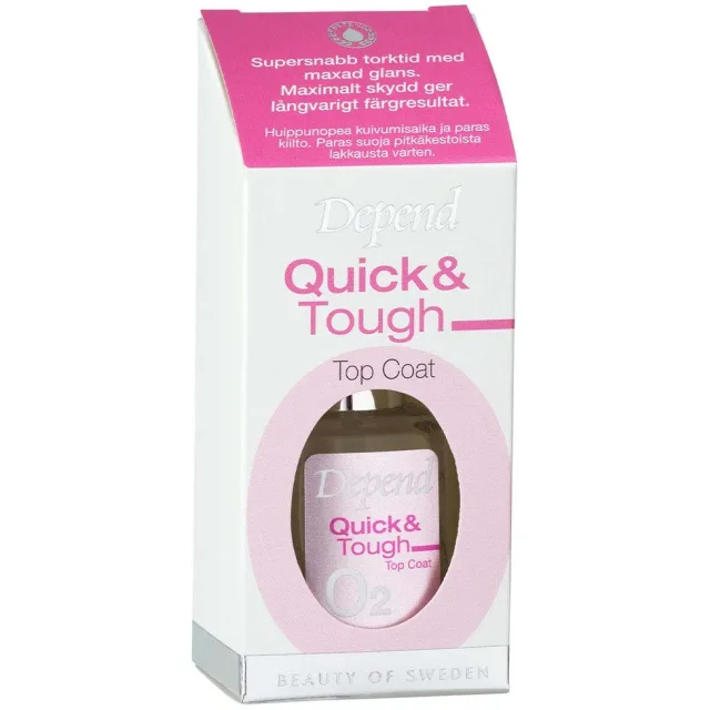 Depend O2 Nail Care Quick & Tough Topcoat