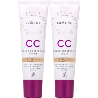 Lumene Bundle CC Color Correcting Cream SPF20 Fair x