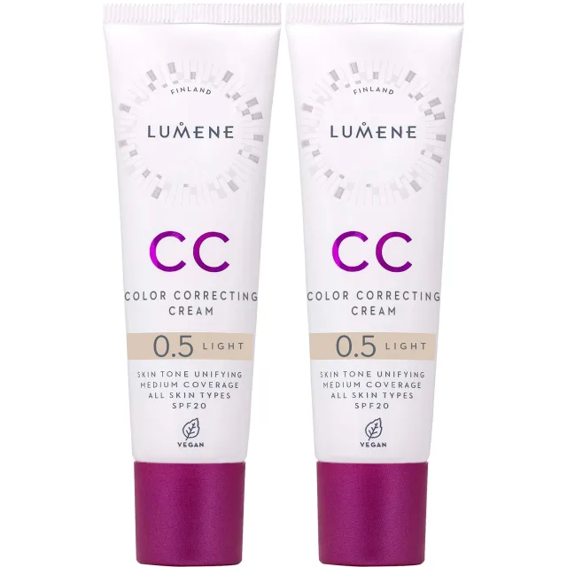 Lumene Bundle CC Color Correcting Cream SPF20 Light x