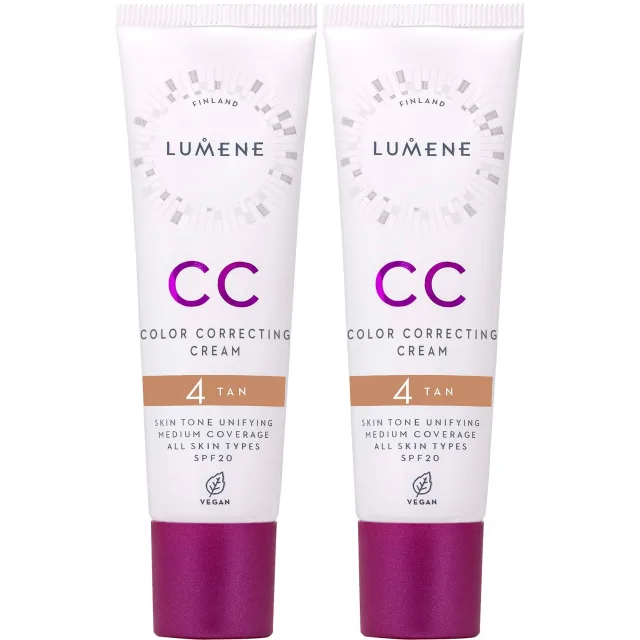 Lumene Bundle CC Color Correcting Cream SPF20 Tan x