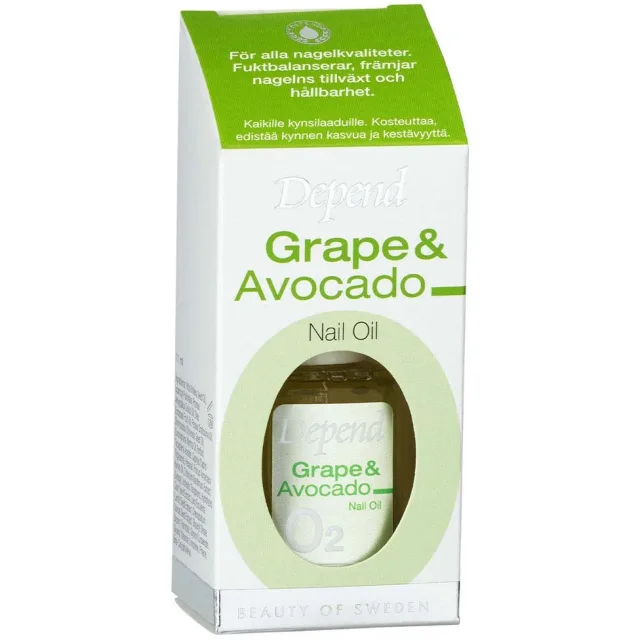 Depend O2 Nail Care Grape & Avocado Nail Oil