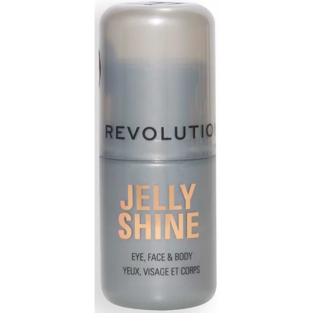 Revolution Beauty London Jelly Shine Shadow and Highlight Stick Silver Moonlight