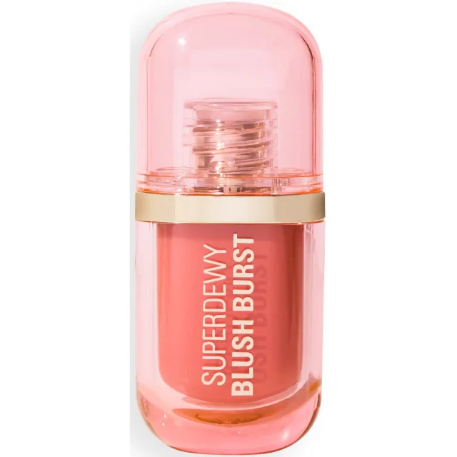 Revolution Beauty London Superdewy Blush Plump Serum Liquid Blush Sunset Spritz Peach