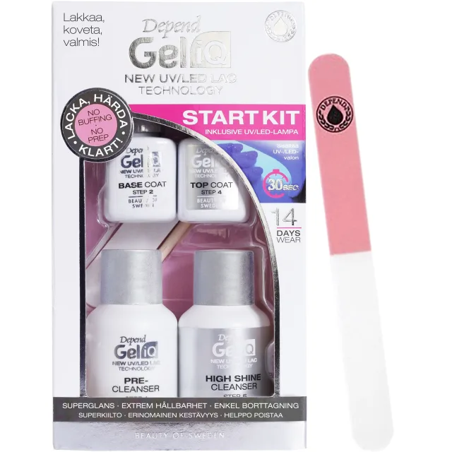 Depend Bundle Gel iQ Start Kit & Nail file Allround