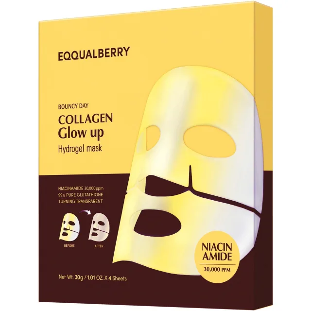 Eqqualberry Collagen Glow Up Hydrogel Mask