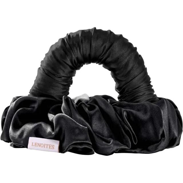 Lenoites Blowout Tie in Mulberry Silk Black