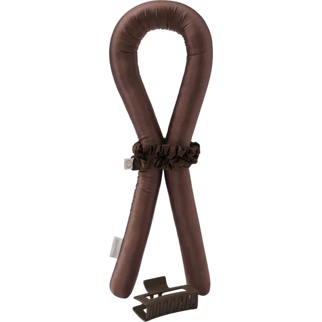 Lenoites Heatless Curls in Mulberry Silk Medium Brown