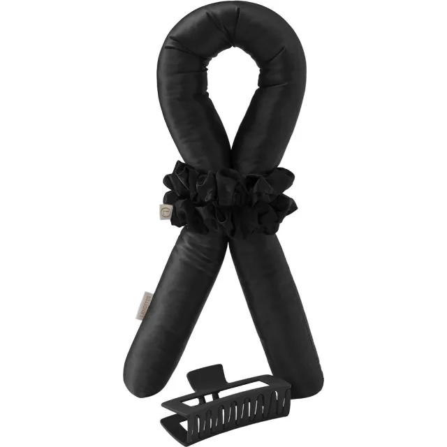 Lenoites Heatless Curls in Mulberry Silk Large Black