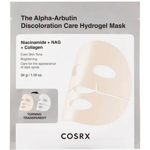 Cosrx The Alpha-Arbutin Discoloration Care Hydrogel Mask