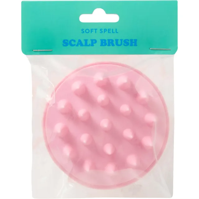 Soft Spell Scalp Brush – Silicone Shower Brush Pink