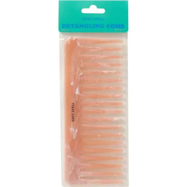 Soft Spell Marble Detangling Comb – Wide Tooth