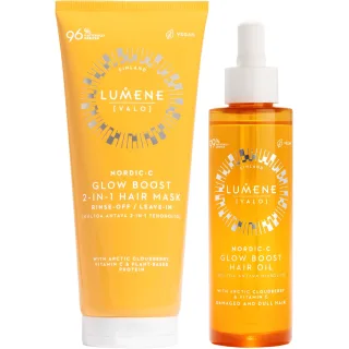 Lumene Nordic-C Glow Boost Bundle Hair Oil & Hair Mask