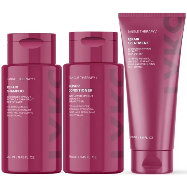 By Lyko Tangle Therapy Repair Shampoo & Conditioner & Treatment