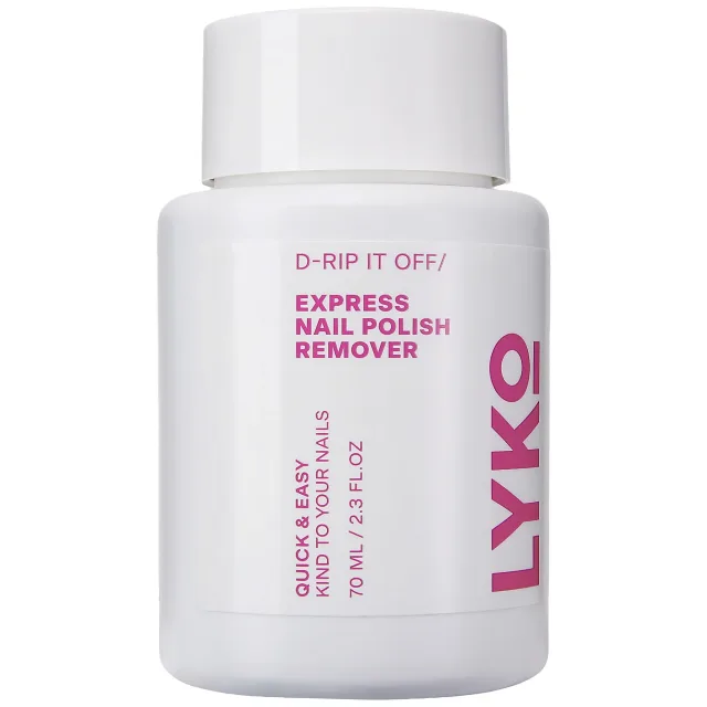 By Lyko D-rip it off express nail polish remover