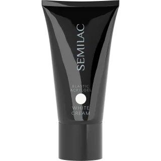 Semilac Elastic Acrylgel White Cream