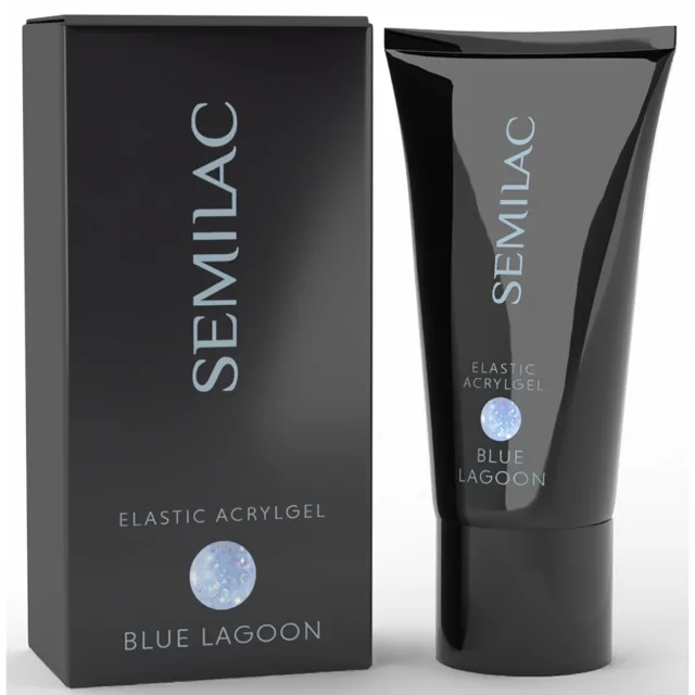 Semilac Elastic Acrylgel Blue Lagoon