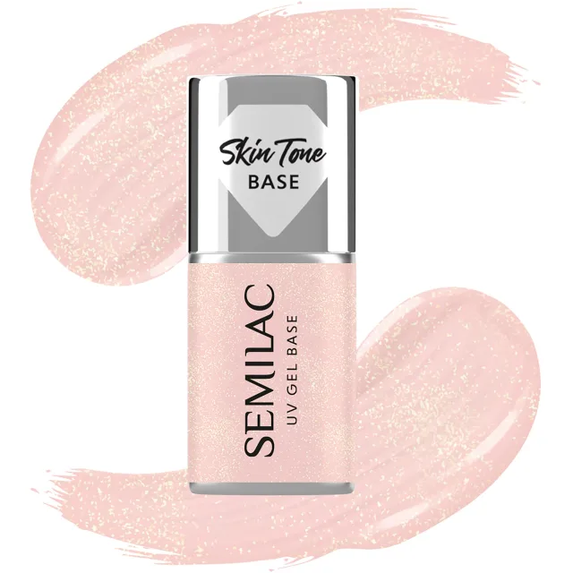 Semilac UV Gel Base Fiber Base Pink Milk
