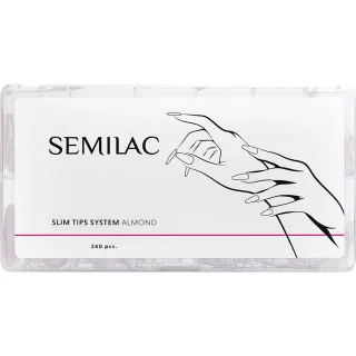 Semilac Slim Tips System Almond