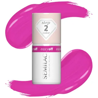 Semilac Easy Off LED Light Gel Polish Magenta Crush