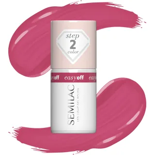 Semilac Easy Off LED Light Gel Polish Pink Coral