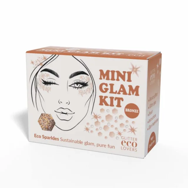 Glitter Eco Lovers Bronze Mini Glam Kit