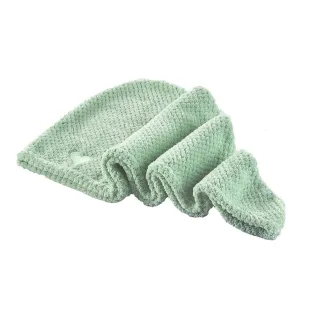 Yuaia Haircare Microfiber Hair Turban Green