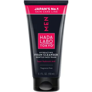 Hada Labo Tokyo MEN Hydrating Foam Cleanser Gentle Face Wash