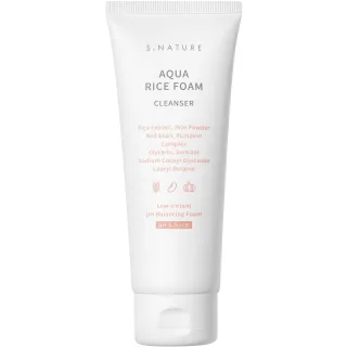 S.nature Aqua Rice Foam Cleanser