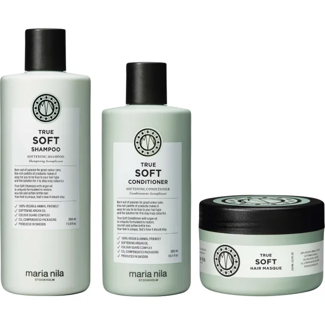 maria nila True Soft Bundle Shampoo & Conditioner & Masque