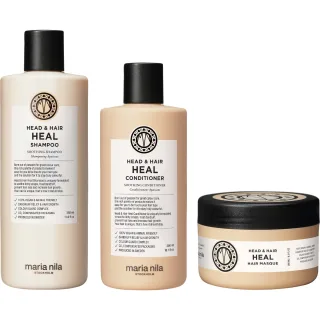 maria nila Head & Hair Heal Bundle Shampoo & Conditioner & Masque