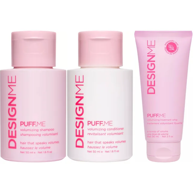 Design.Me PUFF.ME Bundle Volumizing Shampoo & Conditioner & Hair Mask