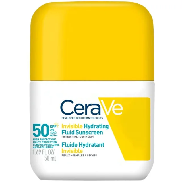 CeraVe Invisible Hydrating Fluid Sunscreen SPF50