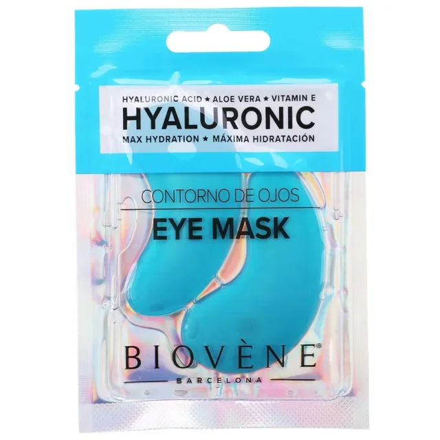 Biovène HYALURONIC ACID Max-Hydration Eye Pad Mask with Aloe Vera and Vitamin E