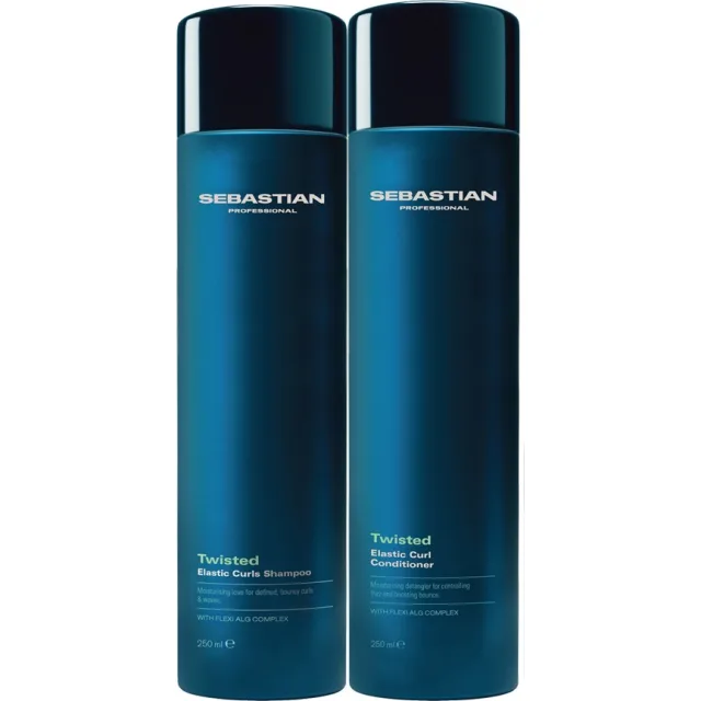 Sebastian Professional Twisted Bundle Elastic Curls Shampoo & Conditioner