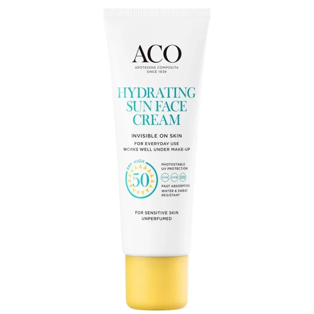 ACO Sun Hydrating Sun Face Cream SPF50